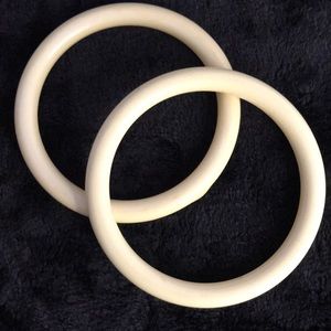 Vintage 80's Plastic Bangle Bracelets Set - 2